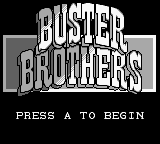 Buster Brothers (USA) Title Screen